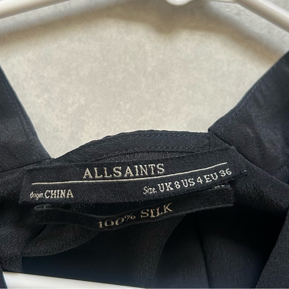 AllSaints tunic dress featuring a v-neckline - Picture 6 of 8